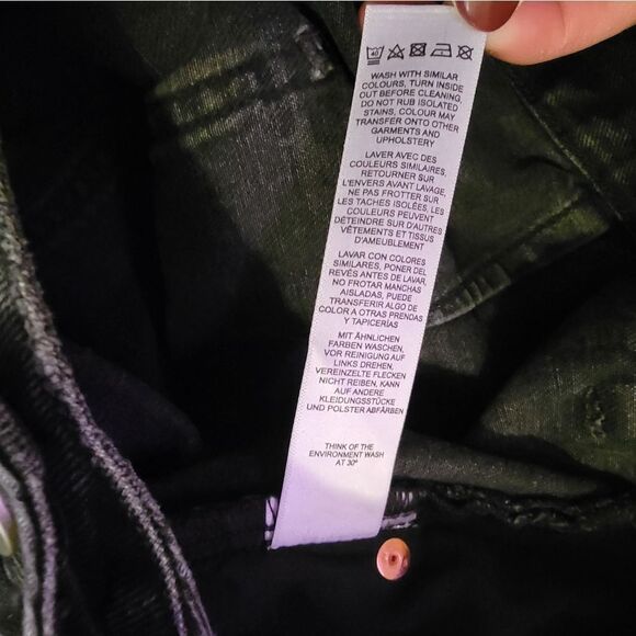 Asos Design Black Denim High Rise Skirt - Picture 10 of 12